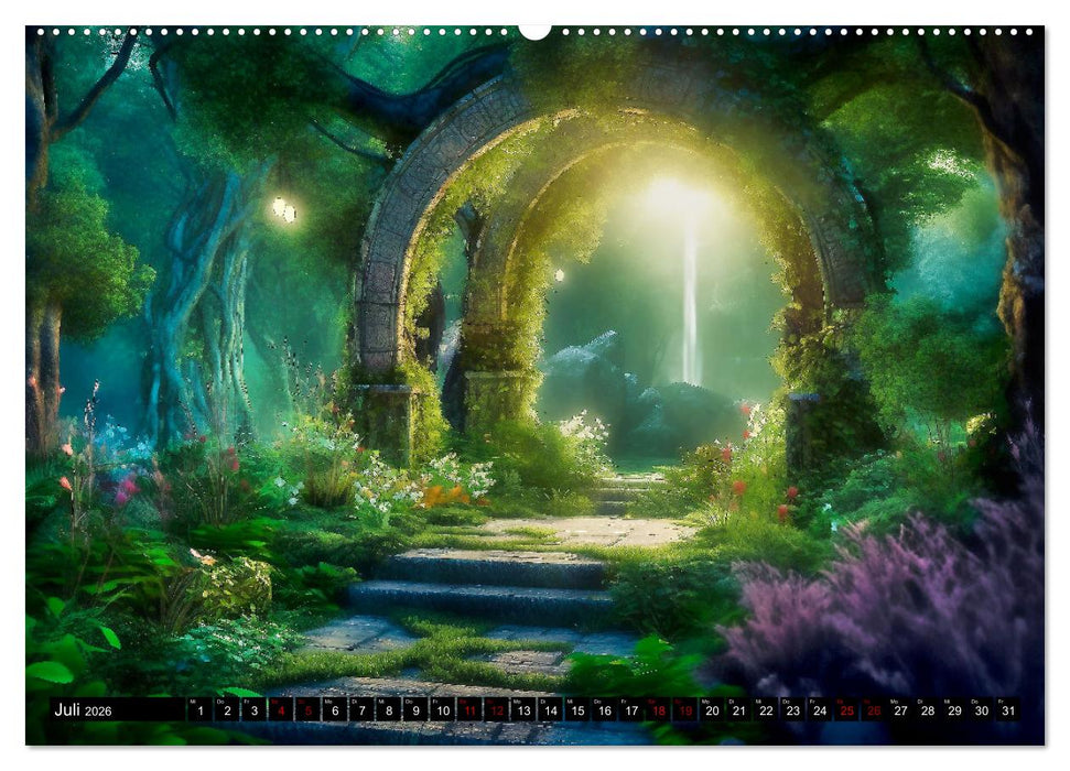 Im Reich der Elben (CALVENDO Premium Wandkalender 2026)