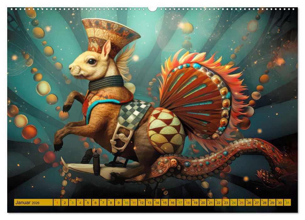 Zirkus Witzig und skurril (CALVENDO Premium Wandkalender 2026)