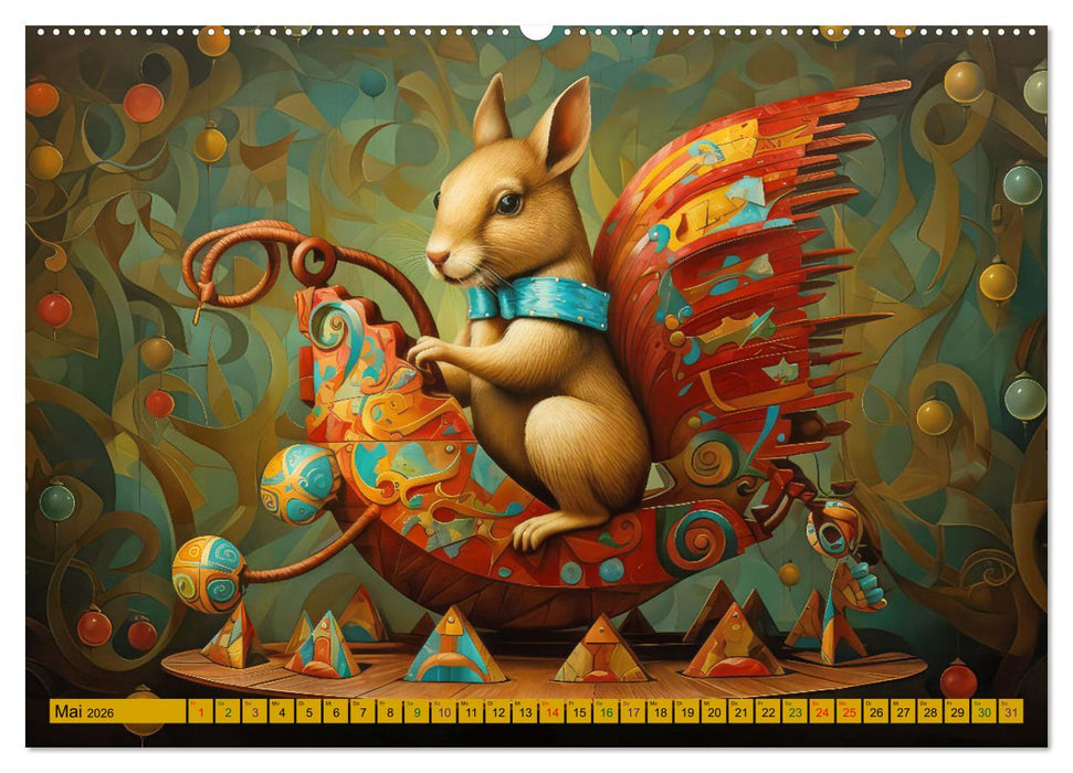 Zirkus Witzig und skurril (CALVENDO Premium Wandkalender 2026)