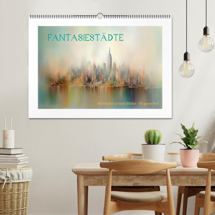 Fantasiestädte (CALVENDO Wandkalender 2026)