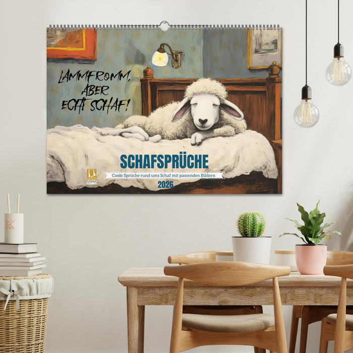 Schafsprüche (CALVENDO Wandkalender 2026)