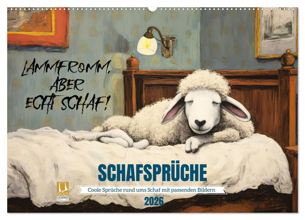 Schafsprüche (CALVENDO Wandkalender 2026)