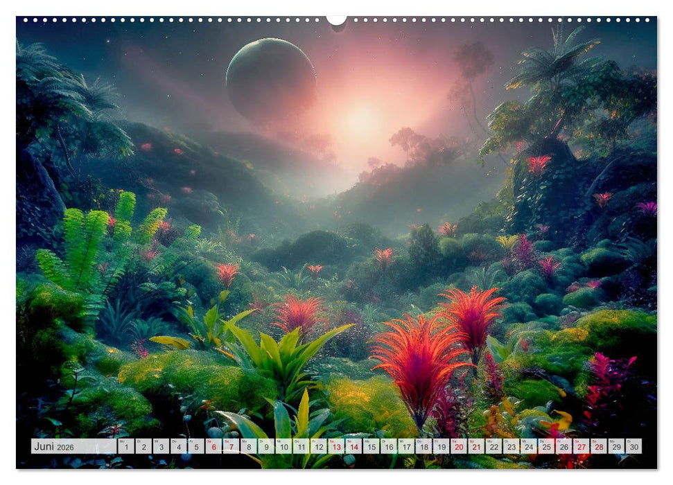 Extraterrestrisch - Auf fremden Planeten (CALVENDO Wandkalender 2026)