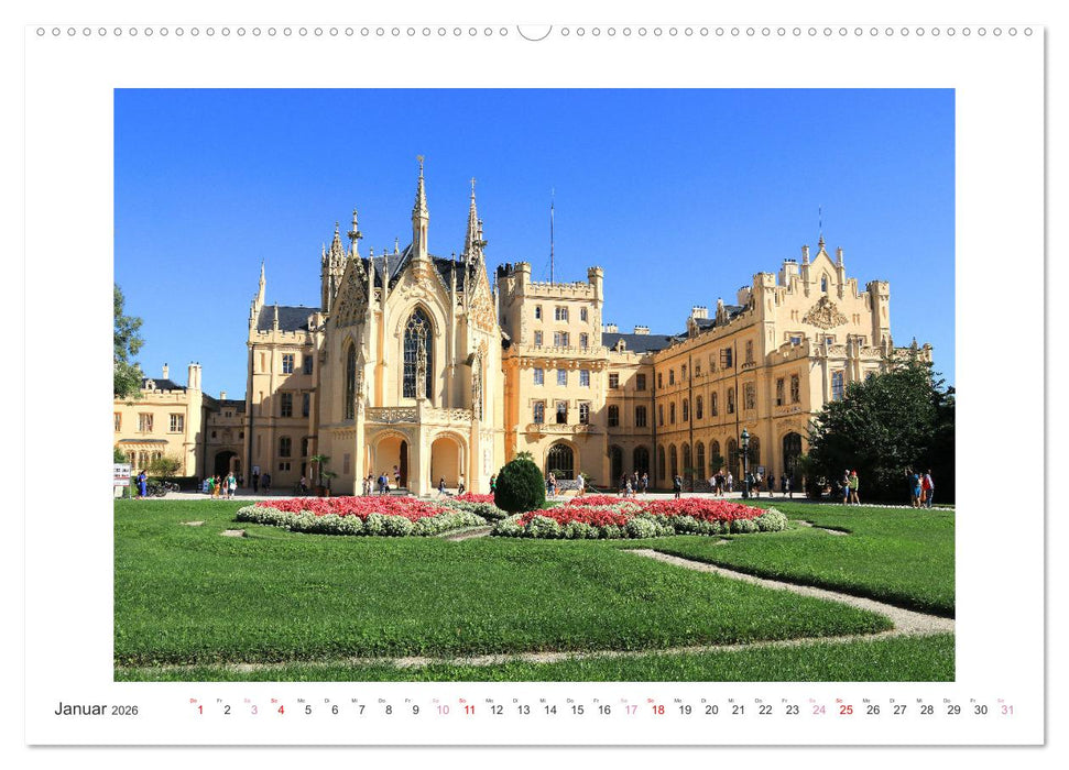 Lednice und Valtice in Tschechien (CALVENDO Wandkalender 2026)