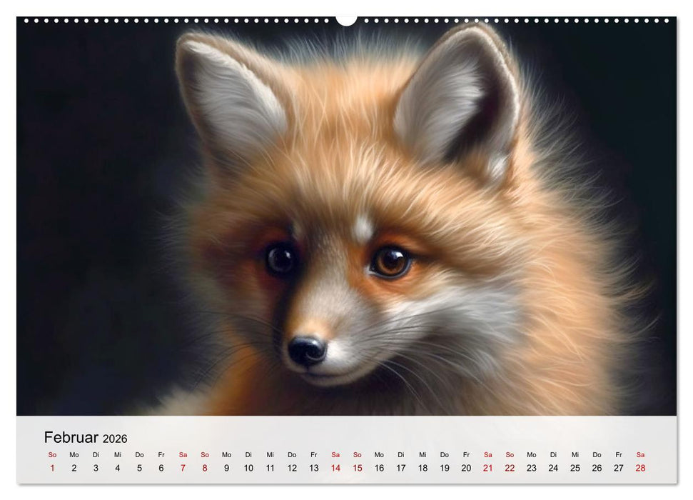 Zauberhafte Fluffies (CALVENDO Premium Wandkalender 2026)