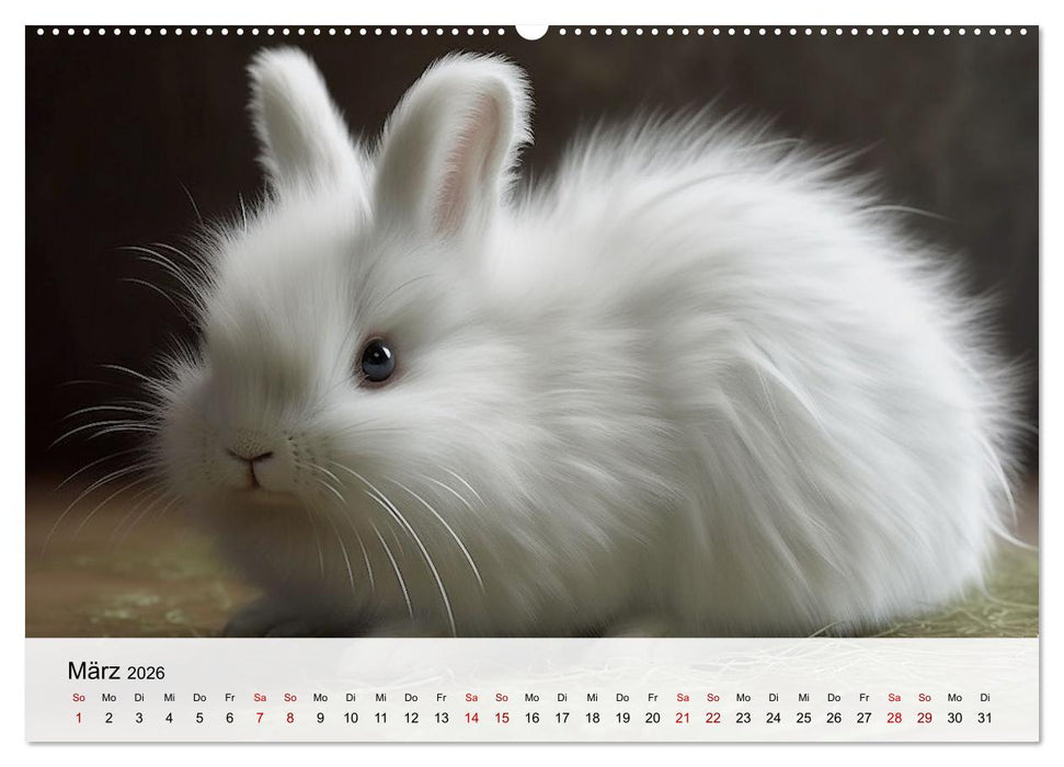 Zauberhafte Fluffies (CALVENDO Premium Wandkalender 2026)