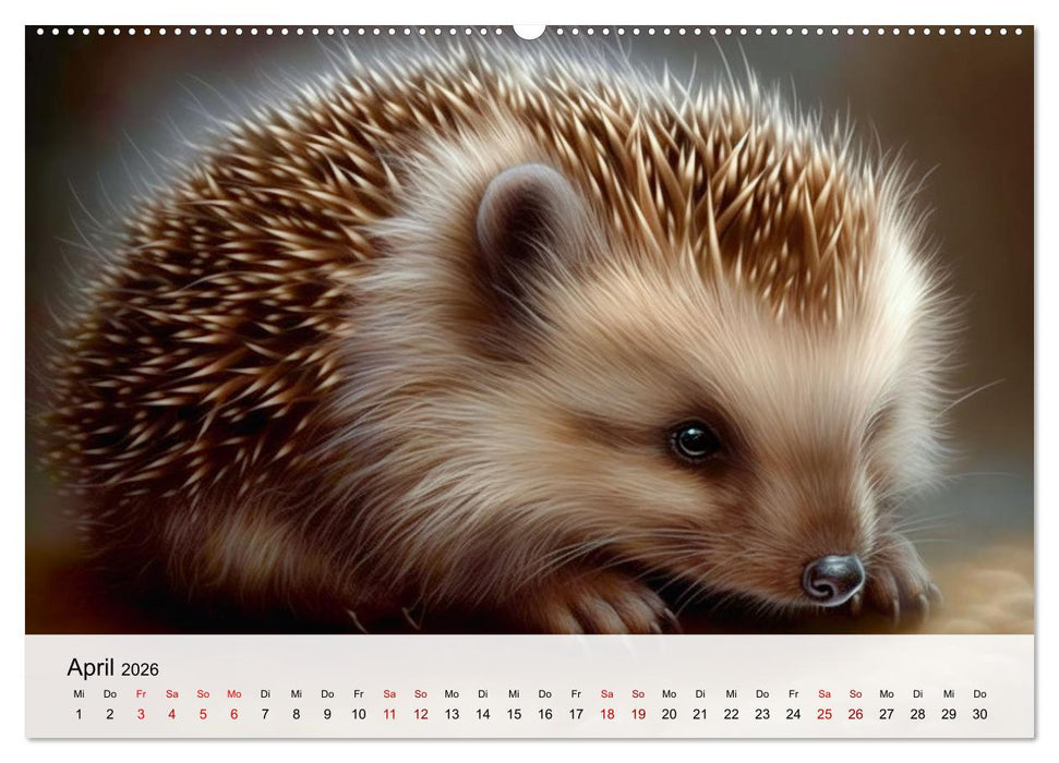 Zauberhafte Fluffies (CALVENDO Premium Wandkalender 2026)