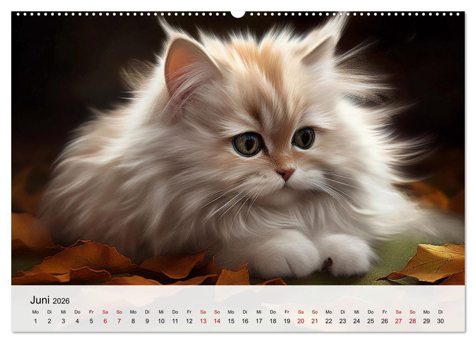 Zauberhafte Fluffies (CALVENDO Premium Wandkalender 2026)