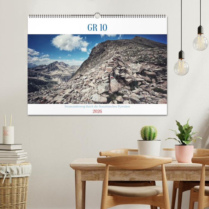 GR 10 Fernwanderweg durch die französischen Pyrenäen (CALVENDO Wandkalender 2026)