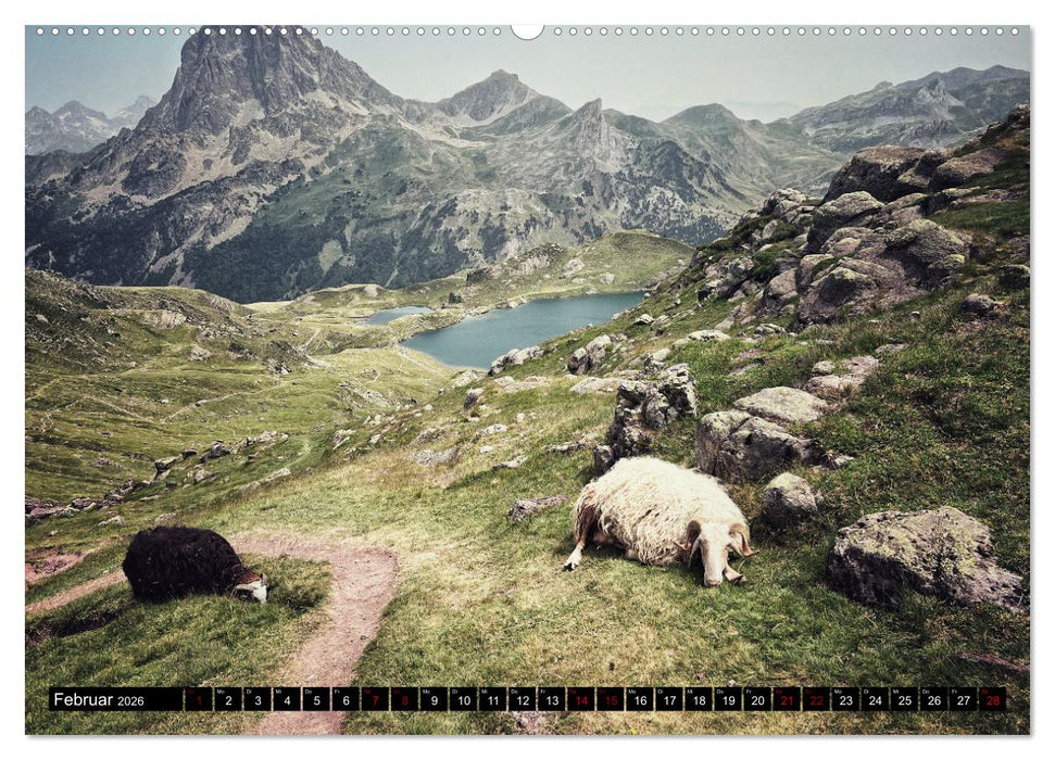 GR 10 Fernwanderweg durch die französischen Pyrenäen (CALVENDO Wandkalender 2026)