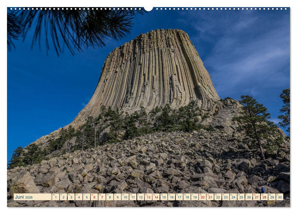 Wyoming, South Dakota Colorado (CALVENDO Premium Wandkalender 2026)