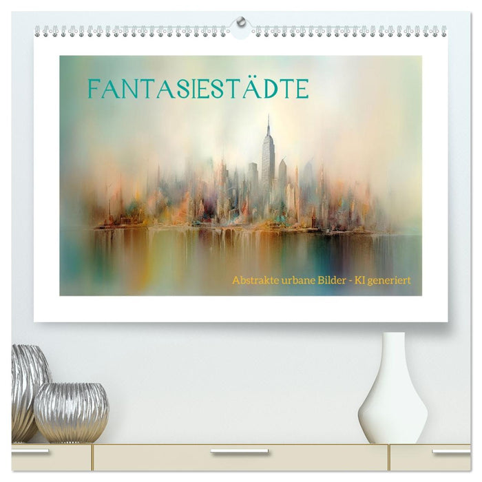 Fantasiestädte (CALVENDO Premium Wandkalender 2026)