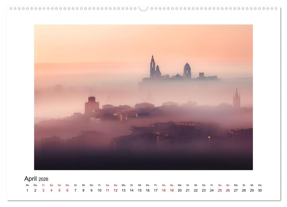Fantasiestädte (CALVENDO Premium Wandkalender 2026)