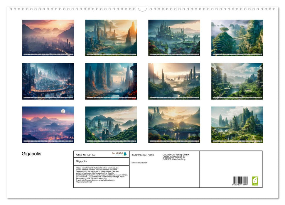 Gigapolis (CALVENDO Wandkalender 2026)