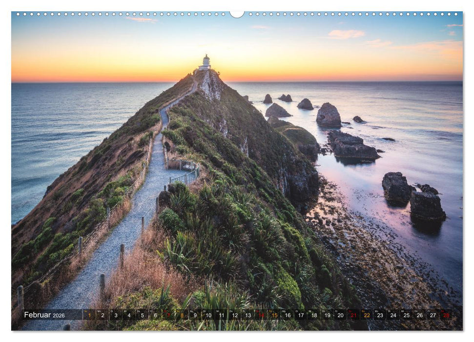 Neuseeland - Traumreise ans Ende der Welt (CALVENDO Premium Wandkalender 2026)