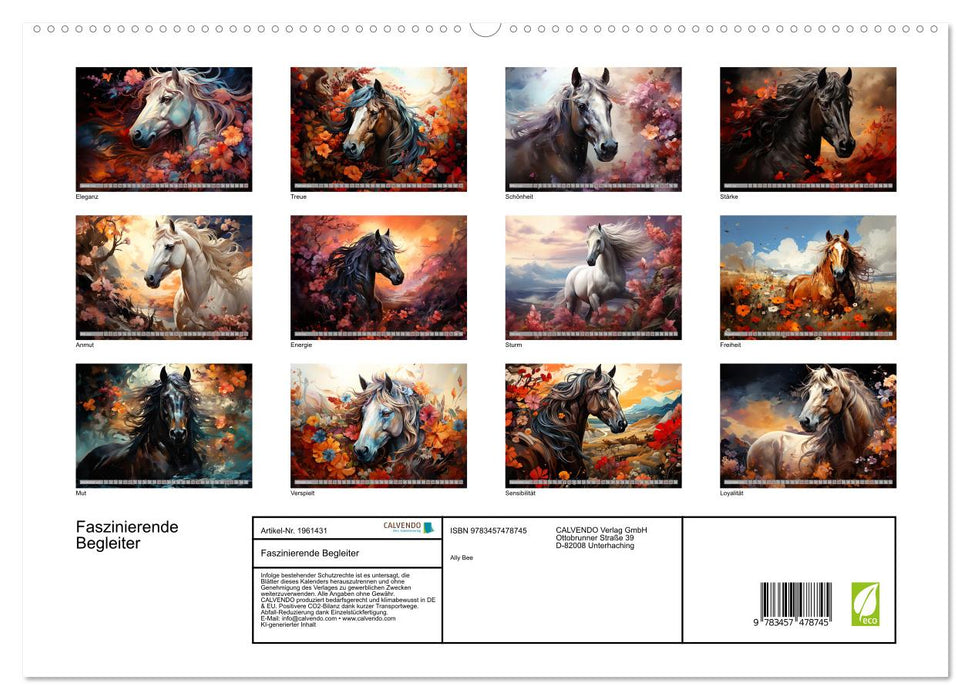 Faszinierende Begleiter (CALVENDO Premium Wandkalender 2026)