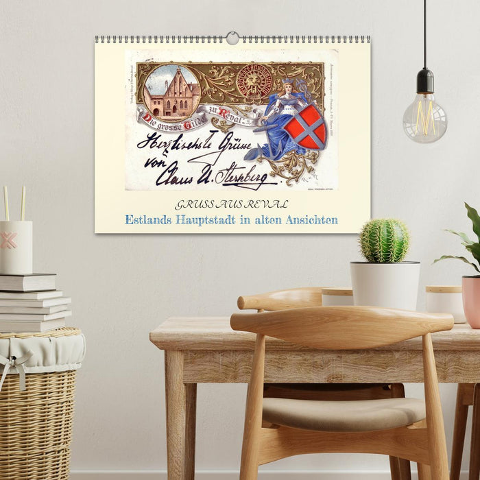 GRUSS AUS REVAL - Estlands Hauptstadt in alten Ansichten (CALVENDO Wandkalender 2026)