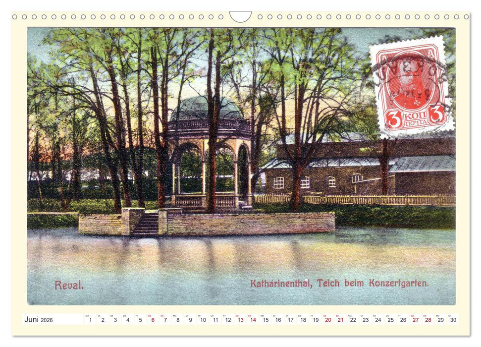 GRUSS AUS REVAL - Estlands Hauptstadt in alten Ansichten (CALVENDO Wandkalender 2026)