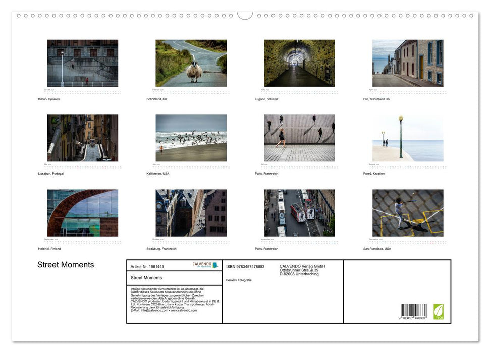 Street Moments (CALVENDO Wandkalender 2026)