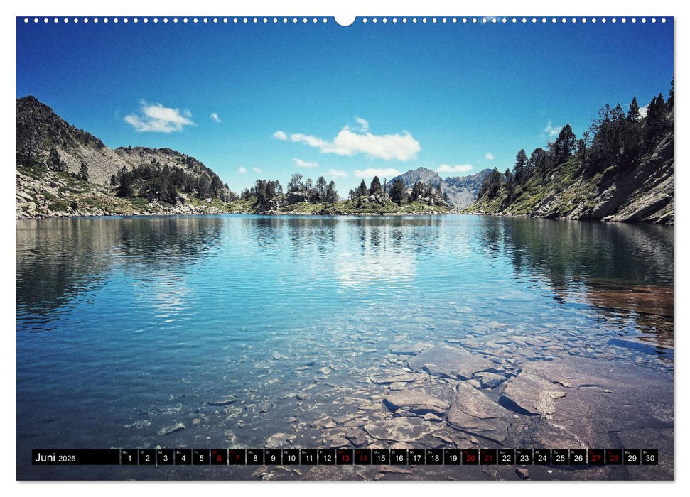 GR 10 Fernwanderweg durch die französischen Pyrenäen (CALVENDO Premium Wandkalender 2026)