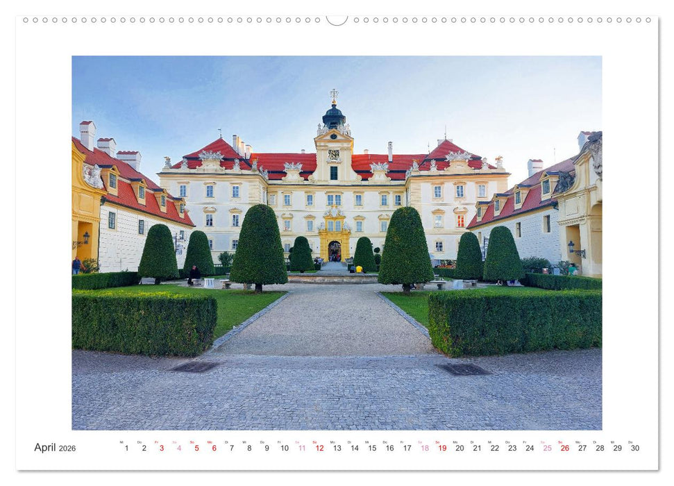Lednice und Valtice in Tschechien (CALVENDO Premium Wandkalender 2026)