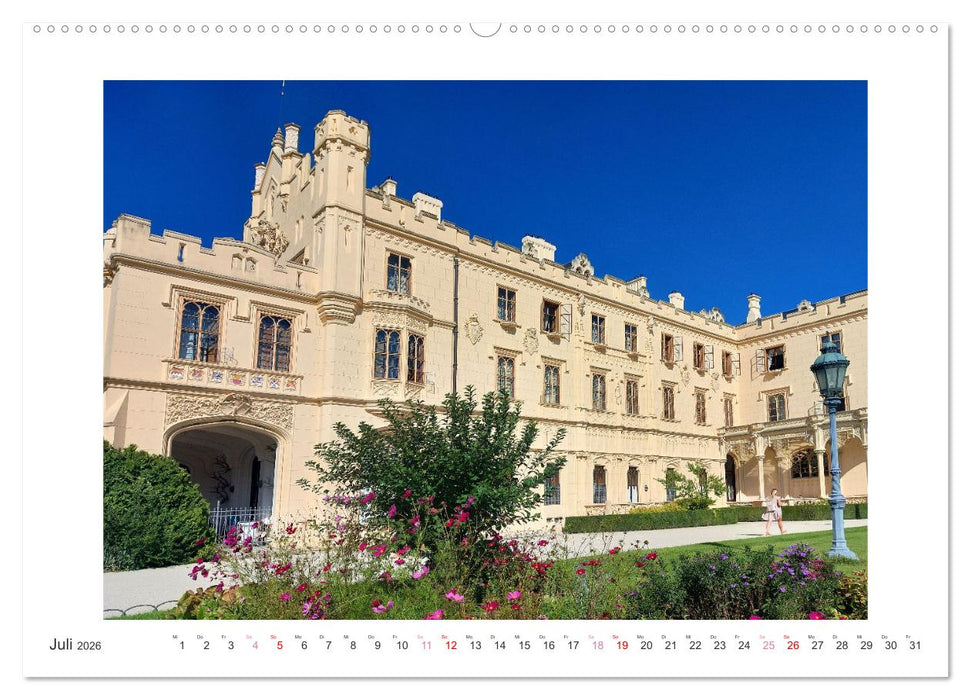 Lednice und Valtice in Tschechien (CALVENDO Premium Wandkalender 2026)