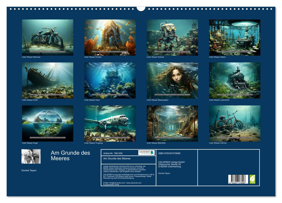 Am Grunde des Meeres (CALVENDO Wandkalender 2026)