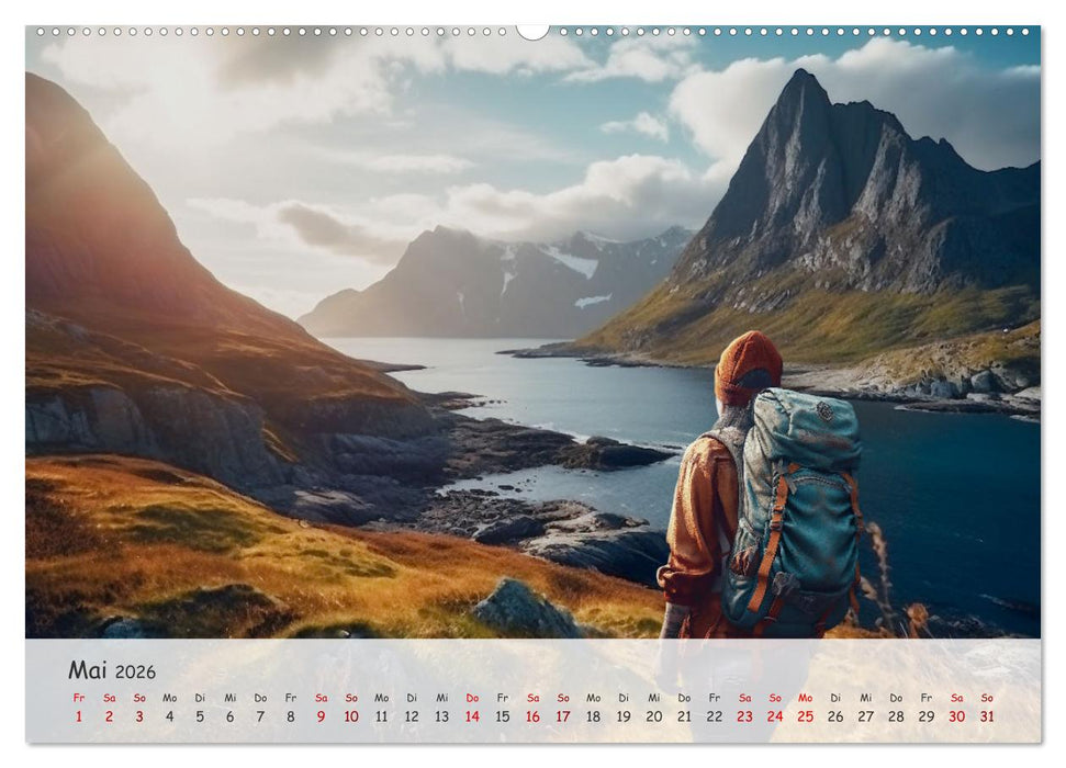 Die Stille des Nordens (CALVENDO Wandkalender 2026)
