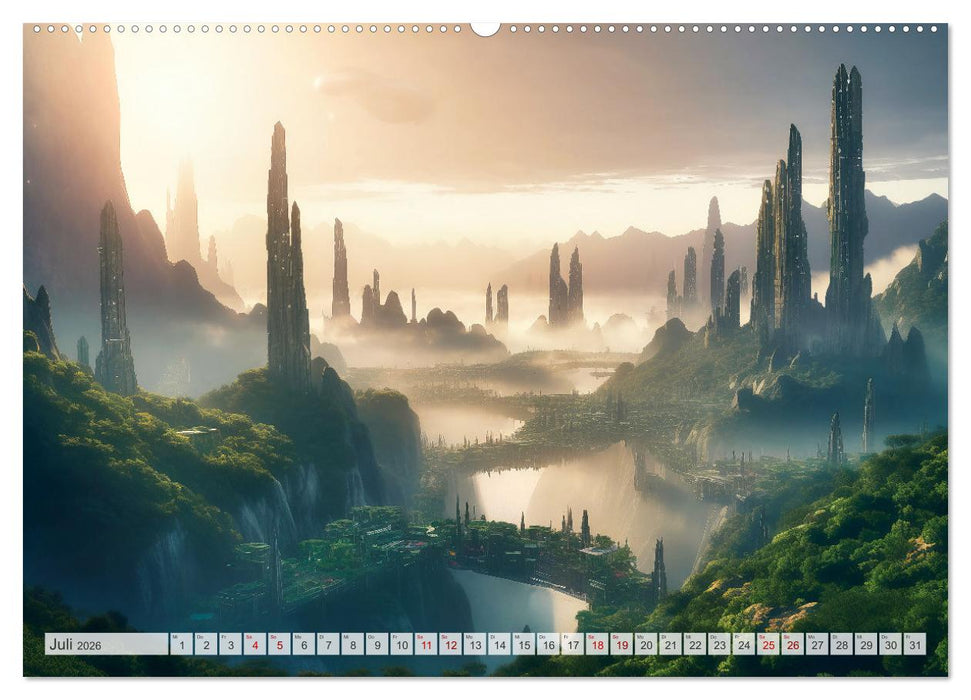 Gigapolis (CALVENDO Premium Wandkalender 2026)