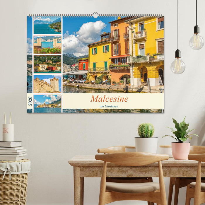 Malcesine am Gardasee (CALVENDO Wandkalender 2026)