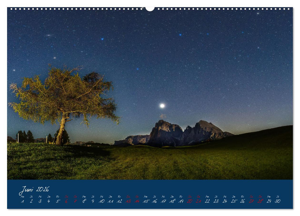 Welt unter Sternen (CALVENDO Premium Wandkalender 2026)