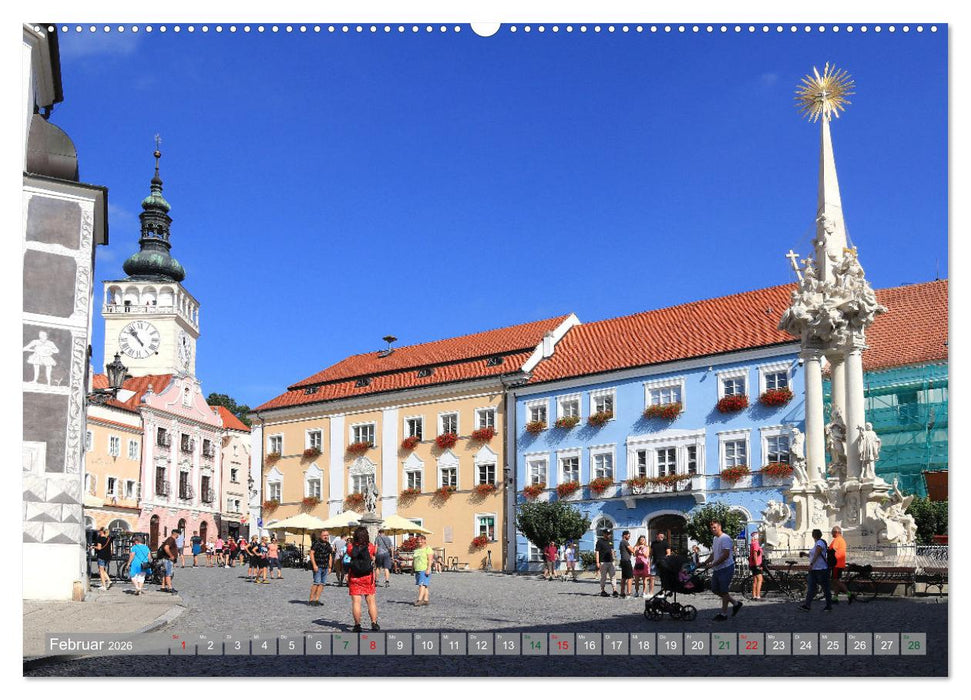 Mikulov in Tschechien (CALVENDO Premium Wandkalender 2026)