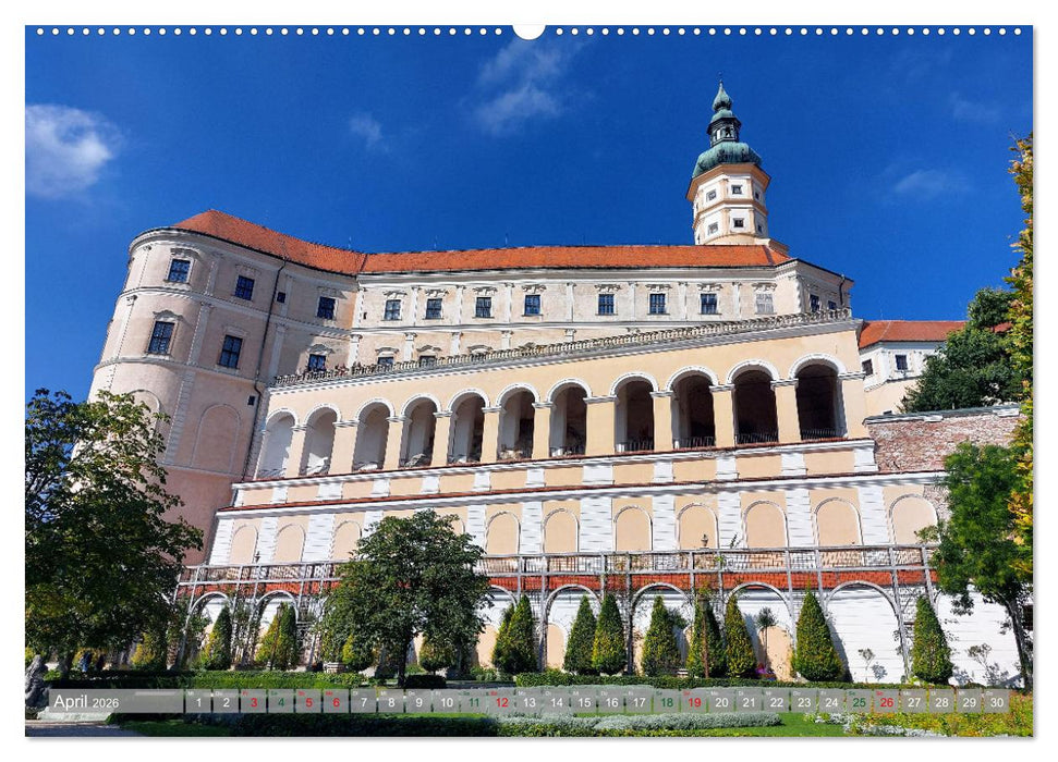 Mikulov in Tschechien (CALVENDO Premium Wandkalender 2026)