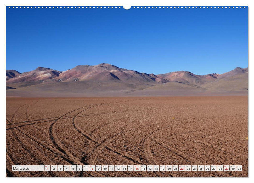 Bolivien - Unterwegs im Hochland (CALVENDO Wandkalender 2026)