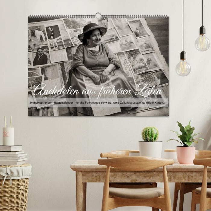 Anekdoten aus früheren Zeiten (CALVENDO Wandkalender 2026)