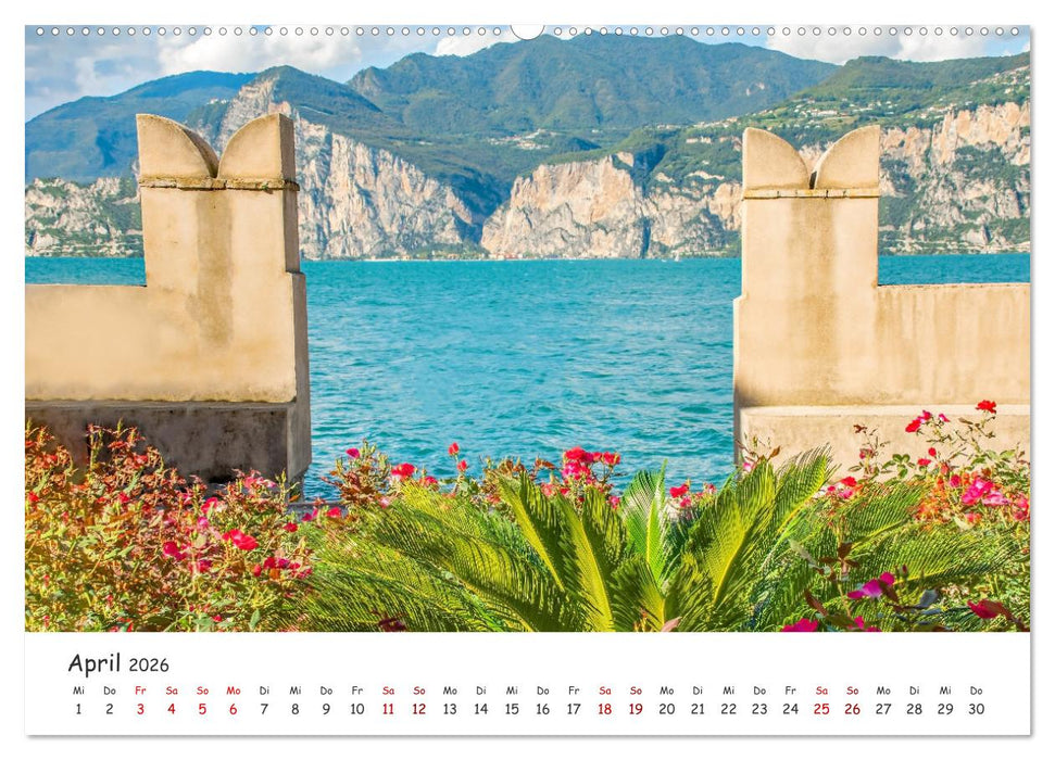 Malcesine am Gardasee (CALVENDO Premium Wandkalender 2026)