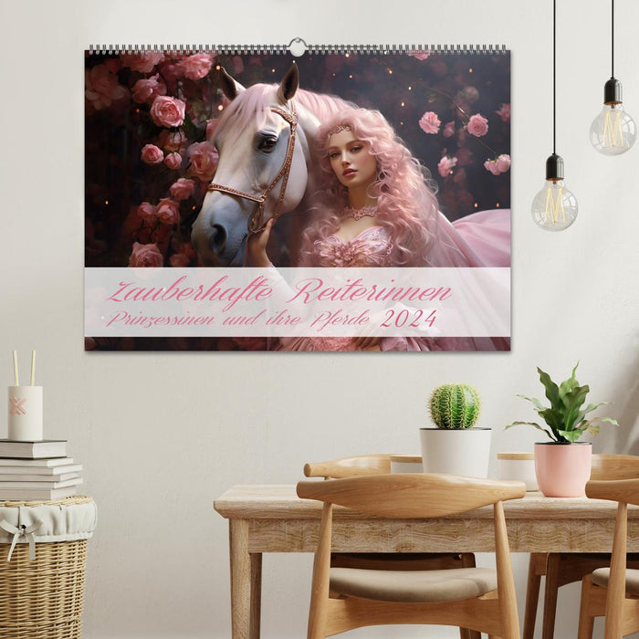 Zauberhafte Reiterinnen (CALVENDO Wandkalender 2026)