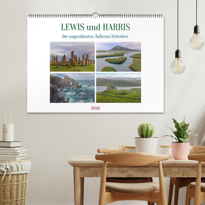 Lewis und Harris, die ungezähmten Äußeren Hebriden. (CALVENDO Wandkalender 2026)