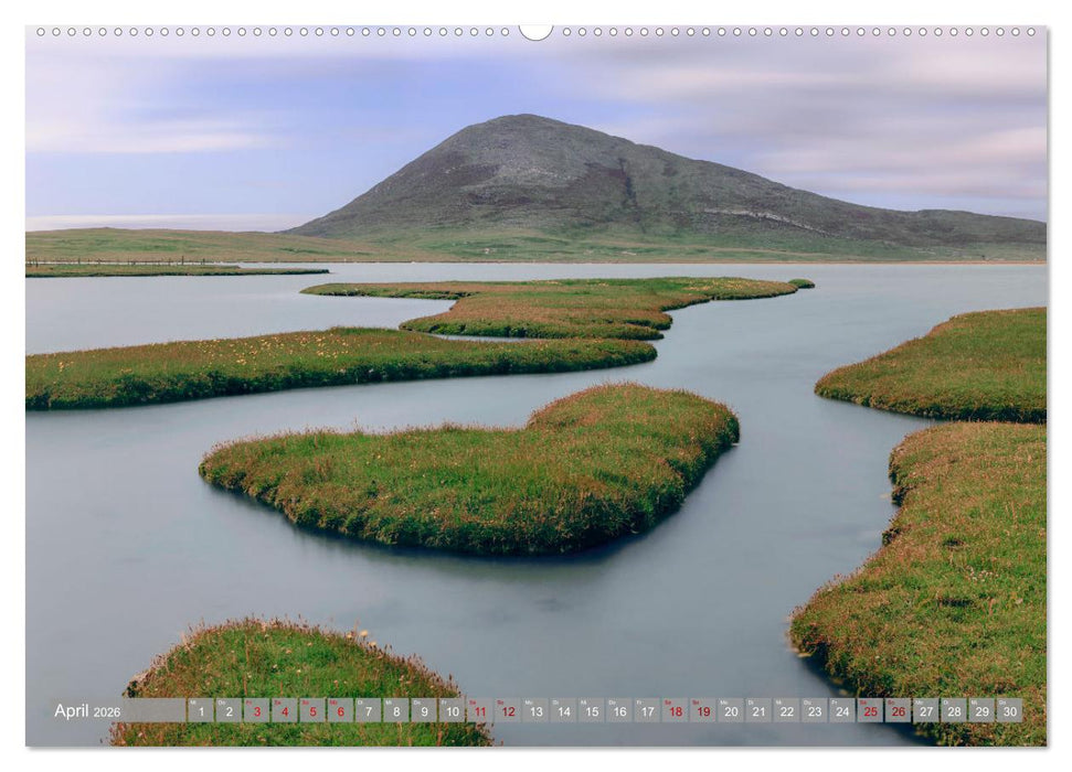 Lewis und Harris, die ungezähmten Äußeren Hebriden. (CALVENDO Wandkalender 2026)