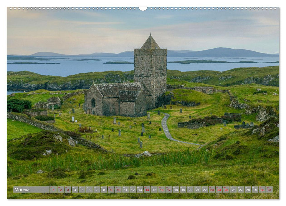 Lewis und Harris, die ungezähmten Äußeren Hebriden. (CALVENDO Wandkalender 2026)