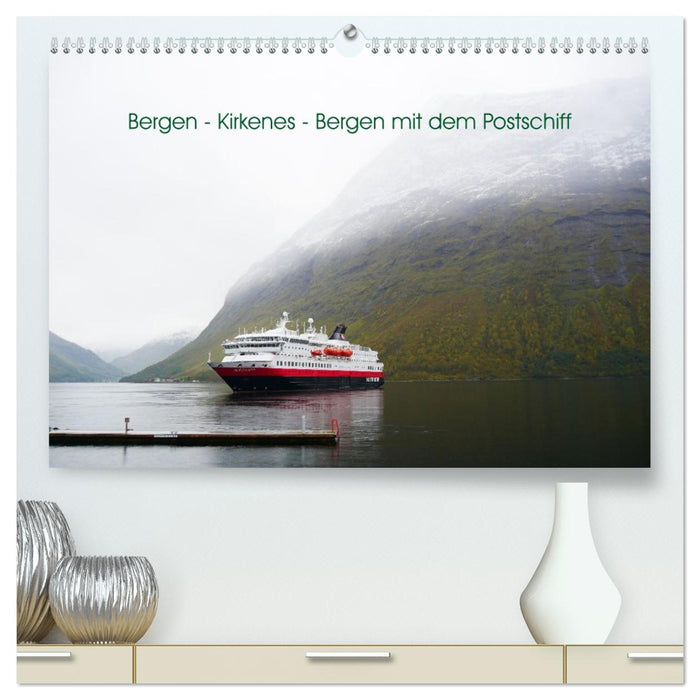 Bergen - Kirkenes - Bergen mit dem Postschiff (CALVENDO Premium Wandkalender 2026)