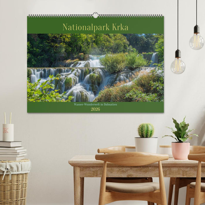 Nationalpark Krka - Wasser-Wunderwelt in Dalmatien (CALVENDO Wandkalender 2026)