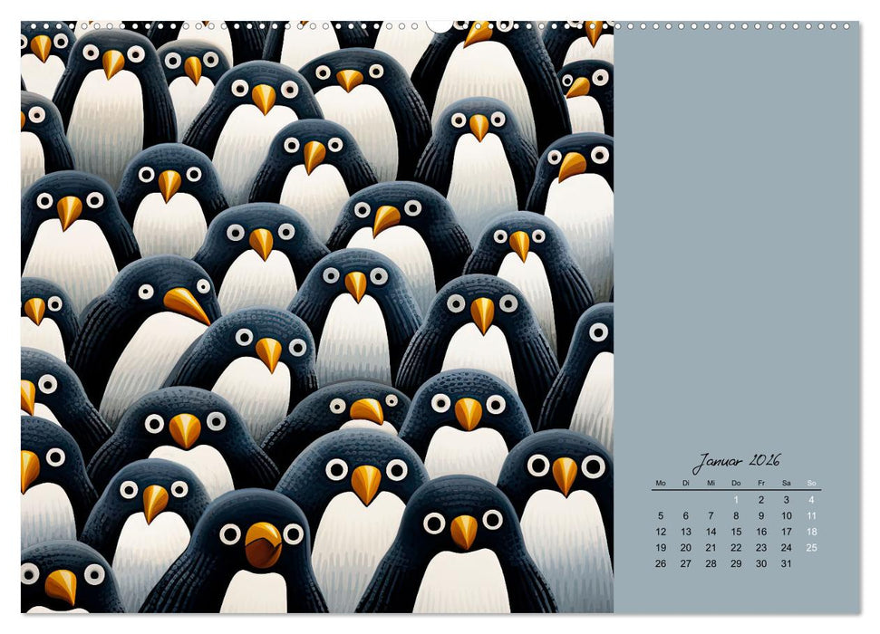 Tierisches Gewimmel (CALVENDO Premium Wandkalender 2026)