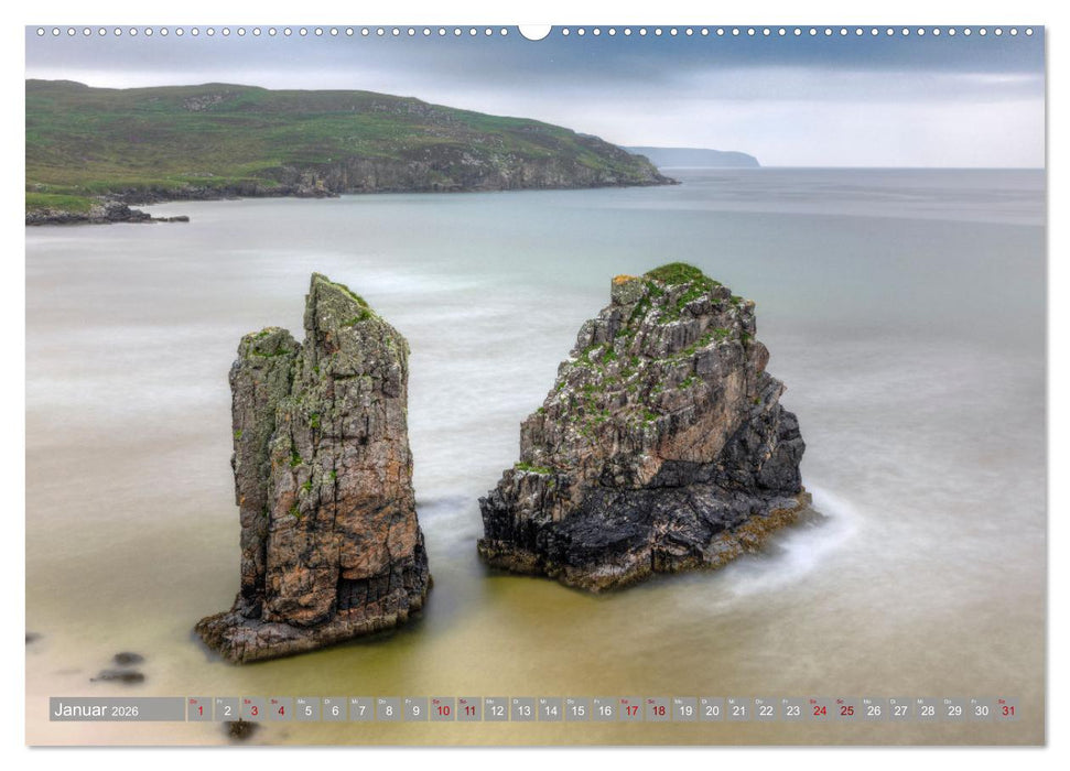 Lewis und Harris, die ungezähmten Äußeren Hebriden. (CALVENDO Premium Wandkalender 2026)
