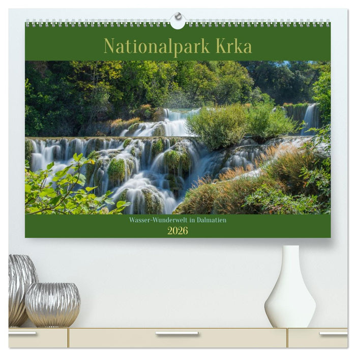 Nationalpark Krka - Wasser-Wunderwelt in Dalmatien (CALVENDO Premium Wandkalender 2026)
