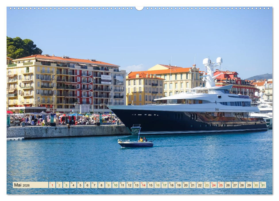 Nizza Bezaubernde Stadt (CALVENDO Wandkalender 2026)
