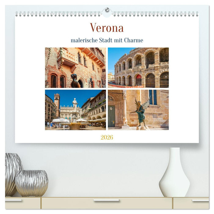 Verona - malerische Stadt mit Charme (CALVENDO Premium Wandkalender 2026)
