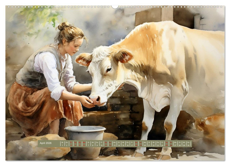 365 Tage auf dem Land (CALVENDO Premium Wandkalender 2026)