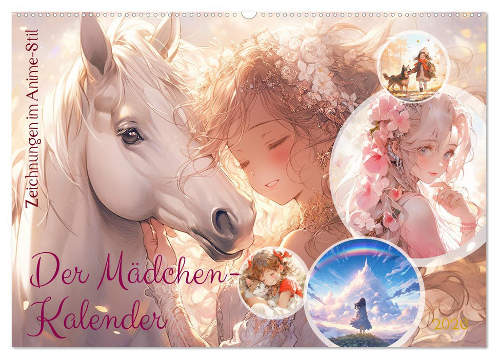 Der Mädchen-Kalender (CALVENDO Wandkalender 2026)