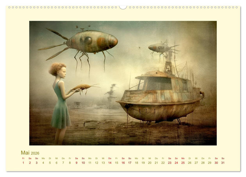 Surreale Alienwelt (CALVENDO Wandkalender 2026)